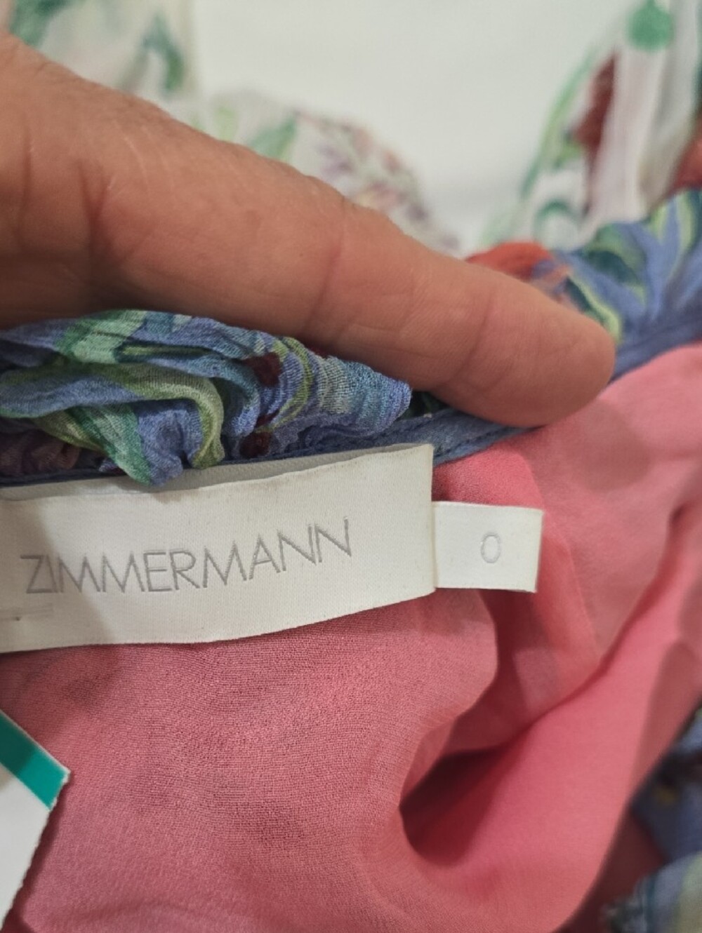 Zimmermann Multicolor Floral Ruffled Romper 0 - Picture 9 of 12